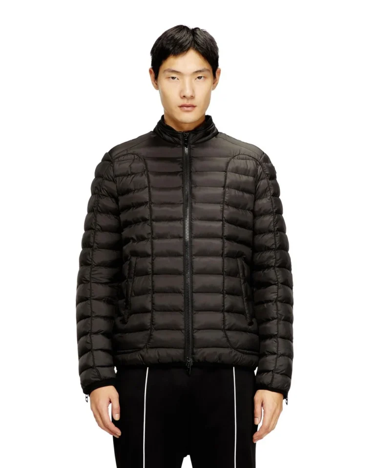 diesel-black-Chaqueta-Puffer-En-Nailon-Ligero