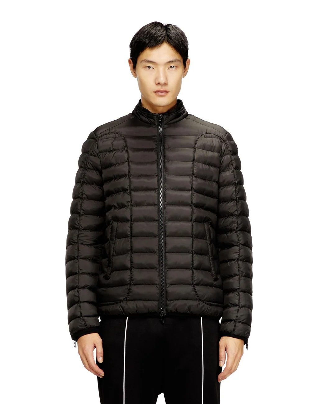 diesel-black-Chaqueta-Puffer-En-Nailon-Ligero