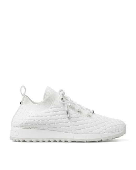 jimmy-choo-White-Veles-Knitted-Sneakers